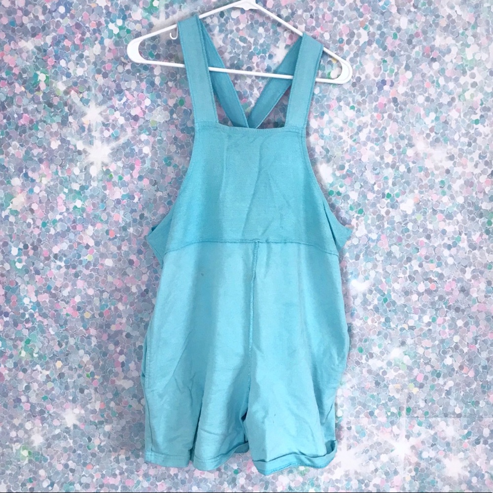 Vintage 90s Cotton Beach Patrol Overalls